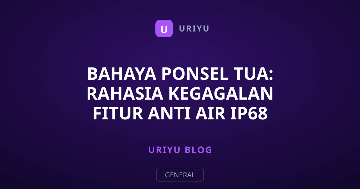Bahaya Ponsel Tua: Rahasia Kegagalan Fitur Anti Air IP68